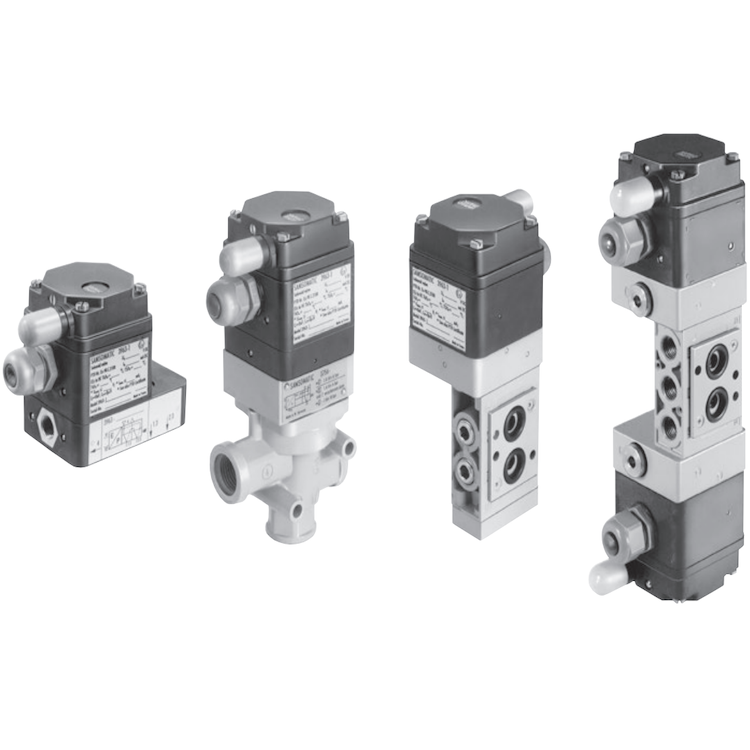 Samson 3963 Solenoid Valve Mounted onto Pneumatic L